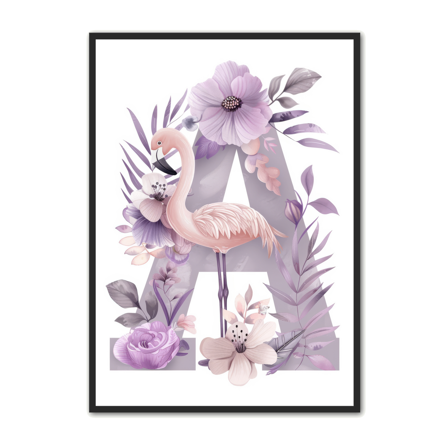 A Bogstav Plakat 23 - Flamingo