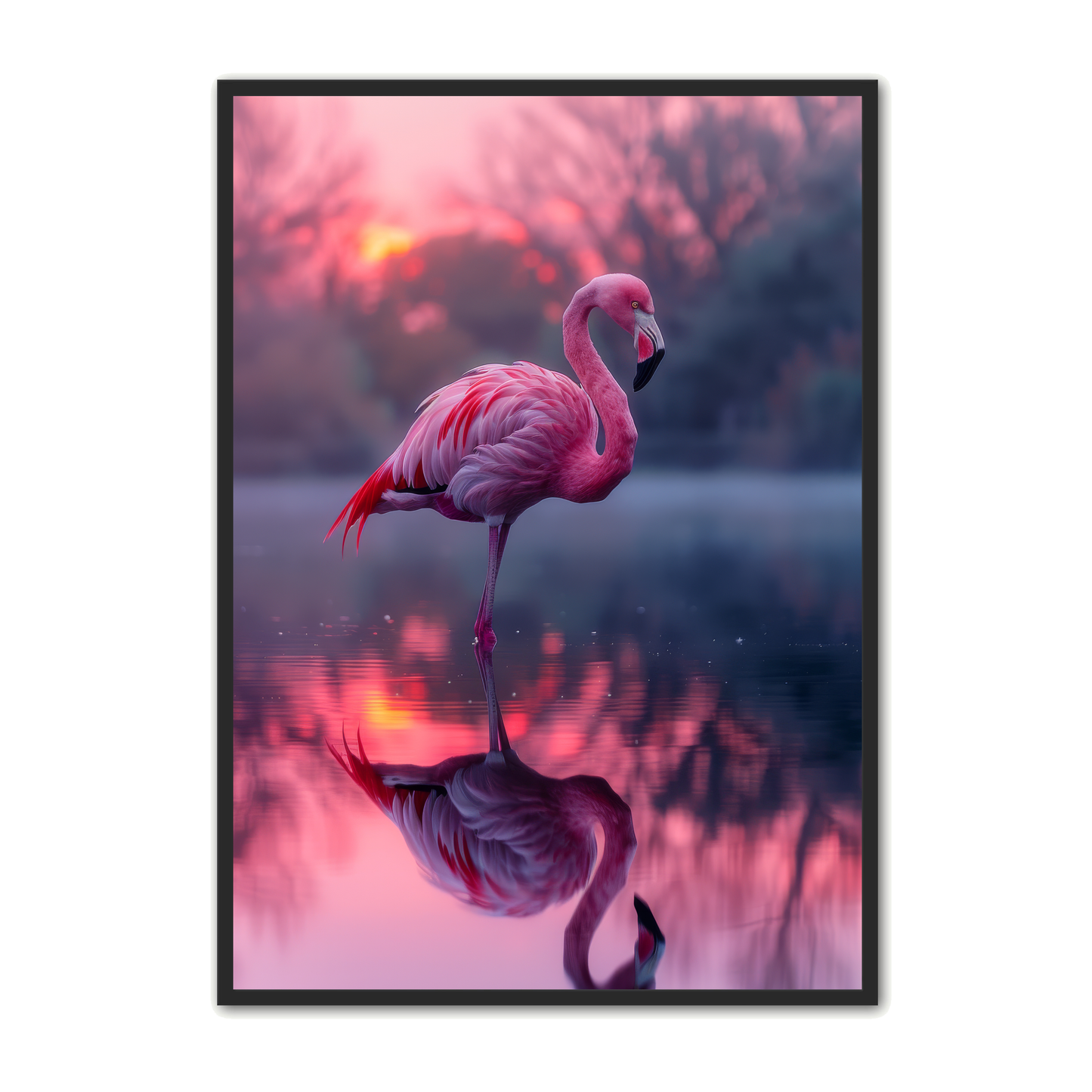 Flamingo Plakat 10 - Dyreplakater