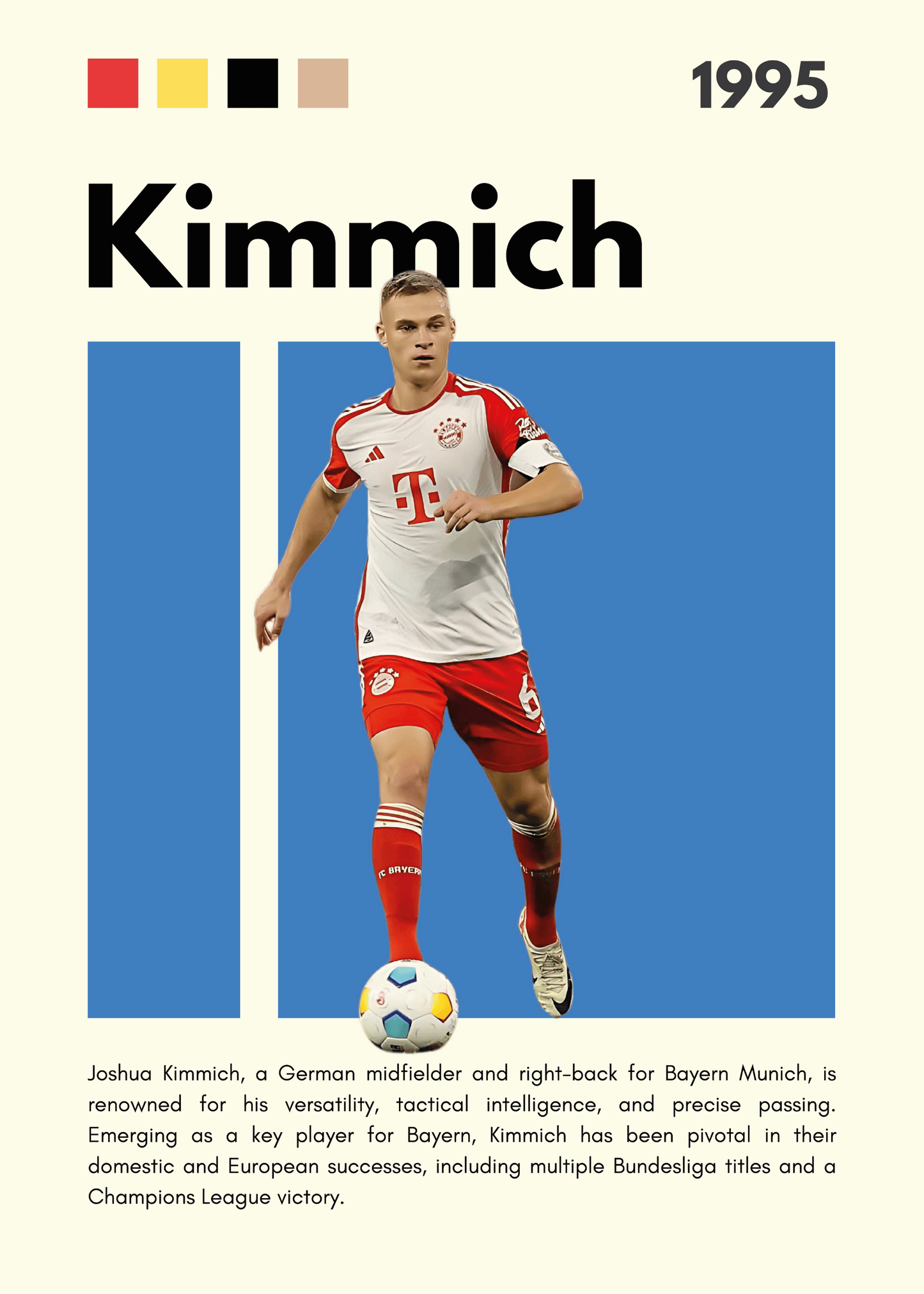 Fodbold Plakat 11 - Kimmich
