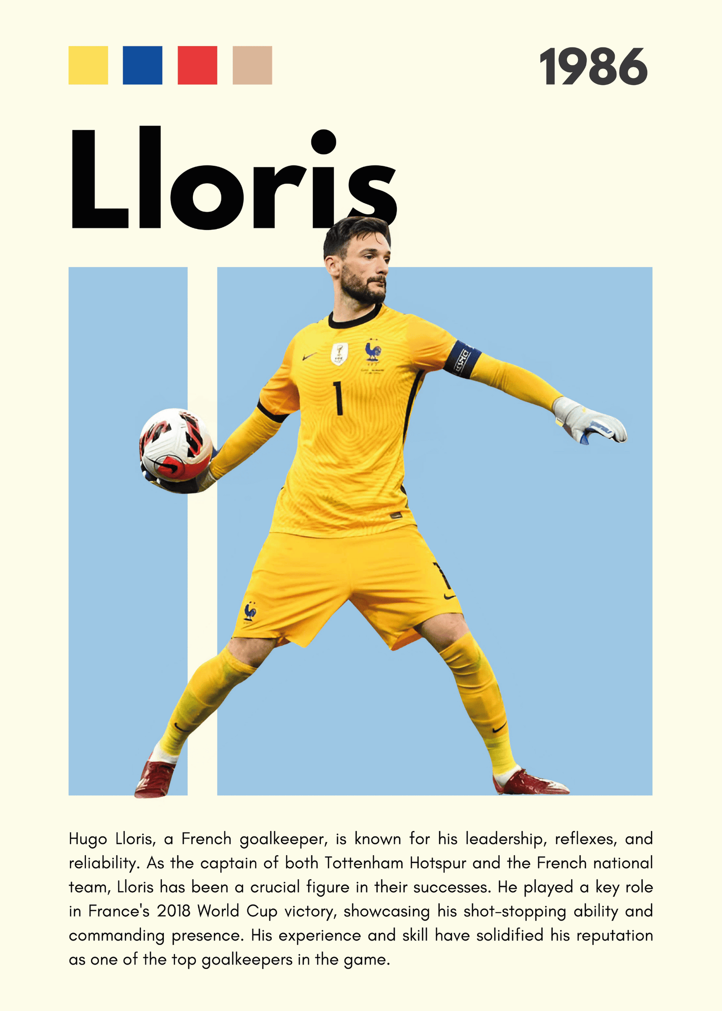 Fodbold Plakat 5 - Lloris