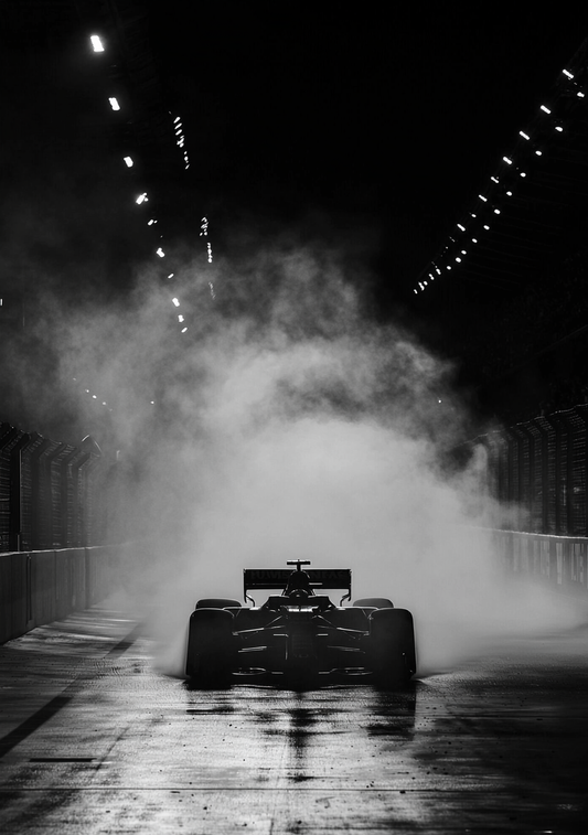 Formel 1 Plakat 7 - Nattens Fart og Drama