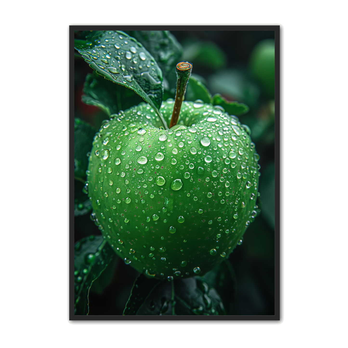 Frugt Plakat 23 - Grønt Æble