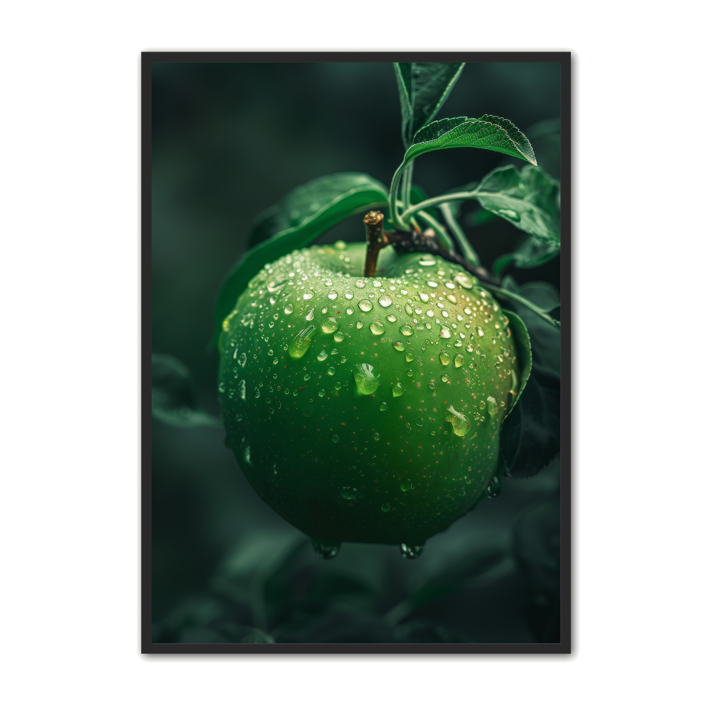 Frugt Plakat 26 - Grønt Æble