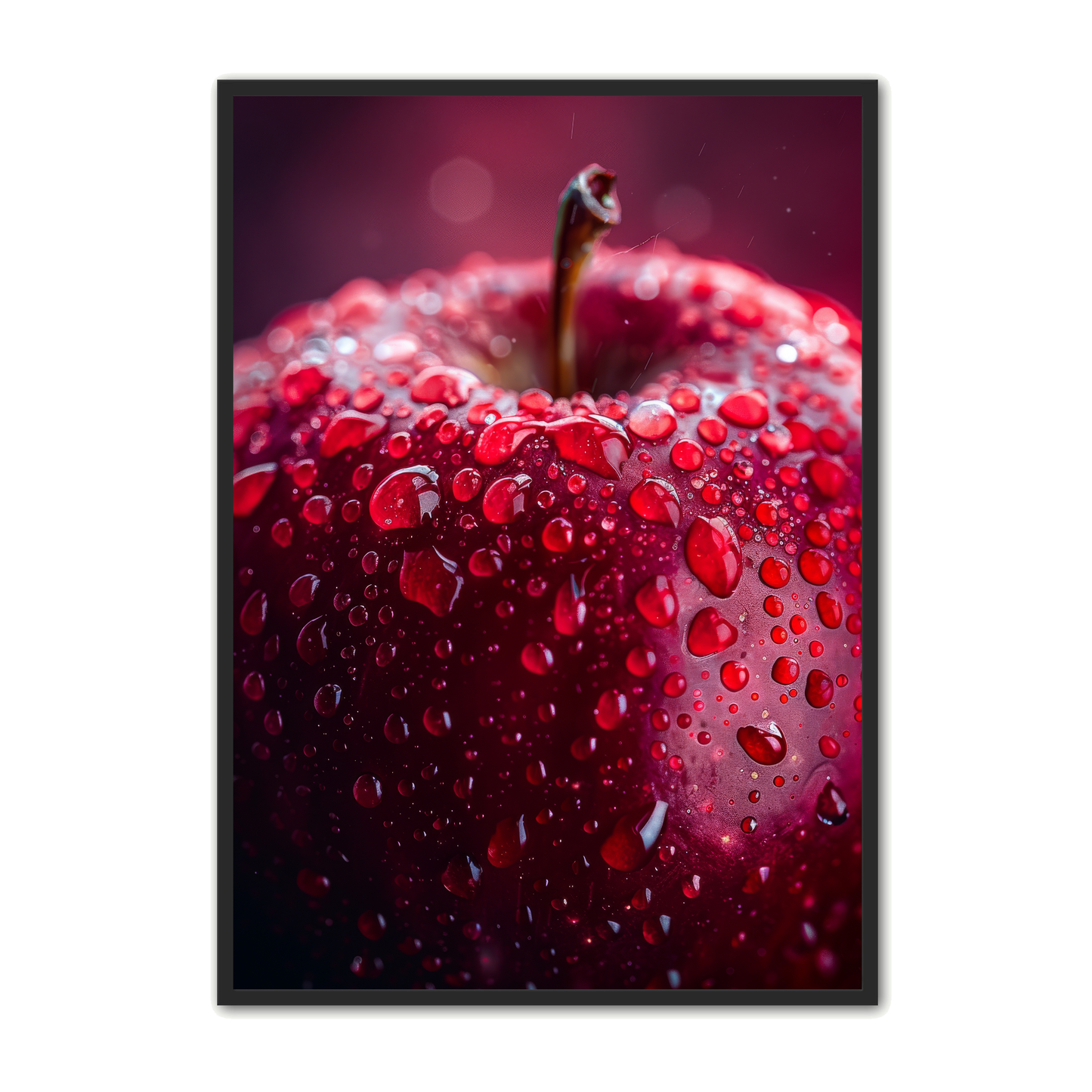 Frugt Plakat 31 - Rødt Æble