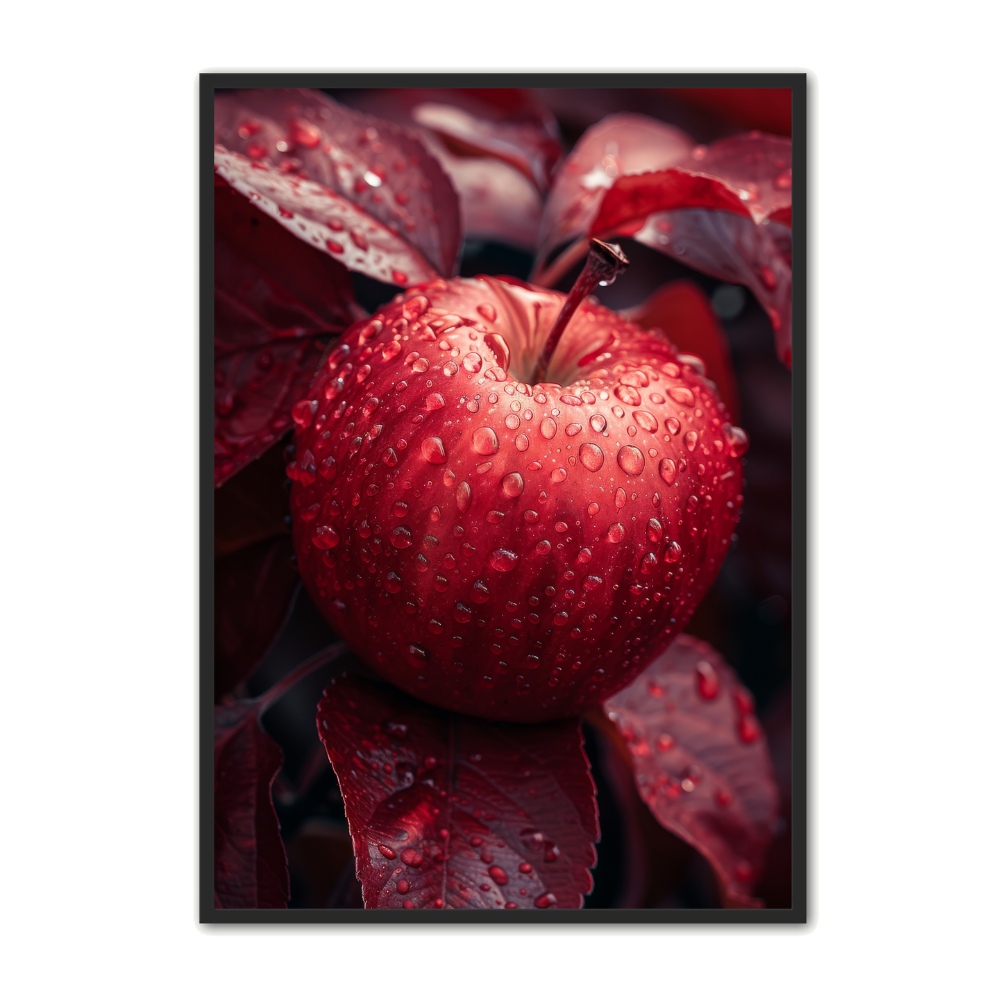 Frugt Plakat 34 - Rødt Æble