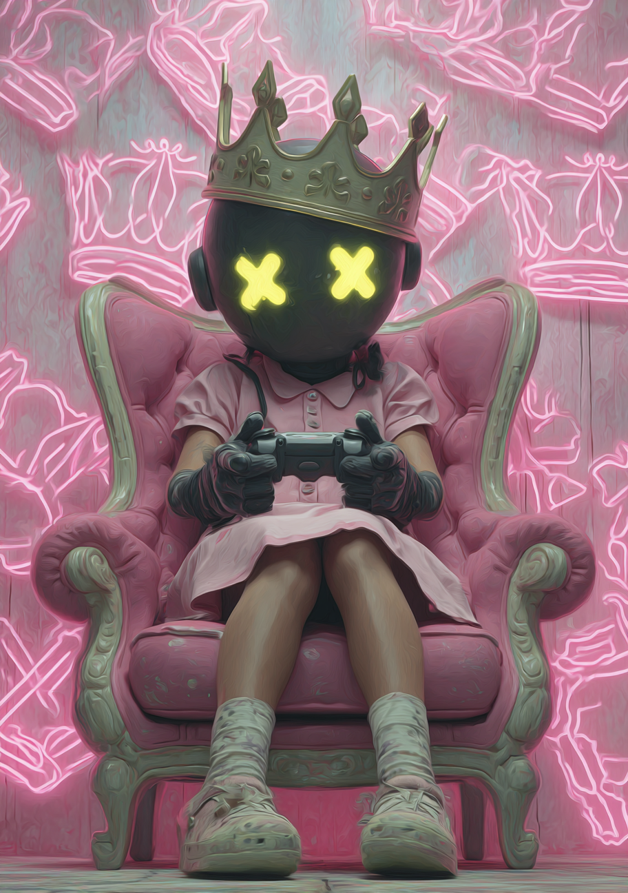 Gamer Plakat 449 – Pink Power Princess