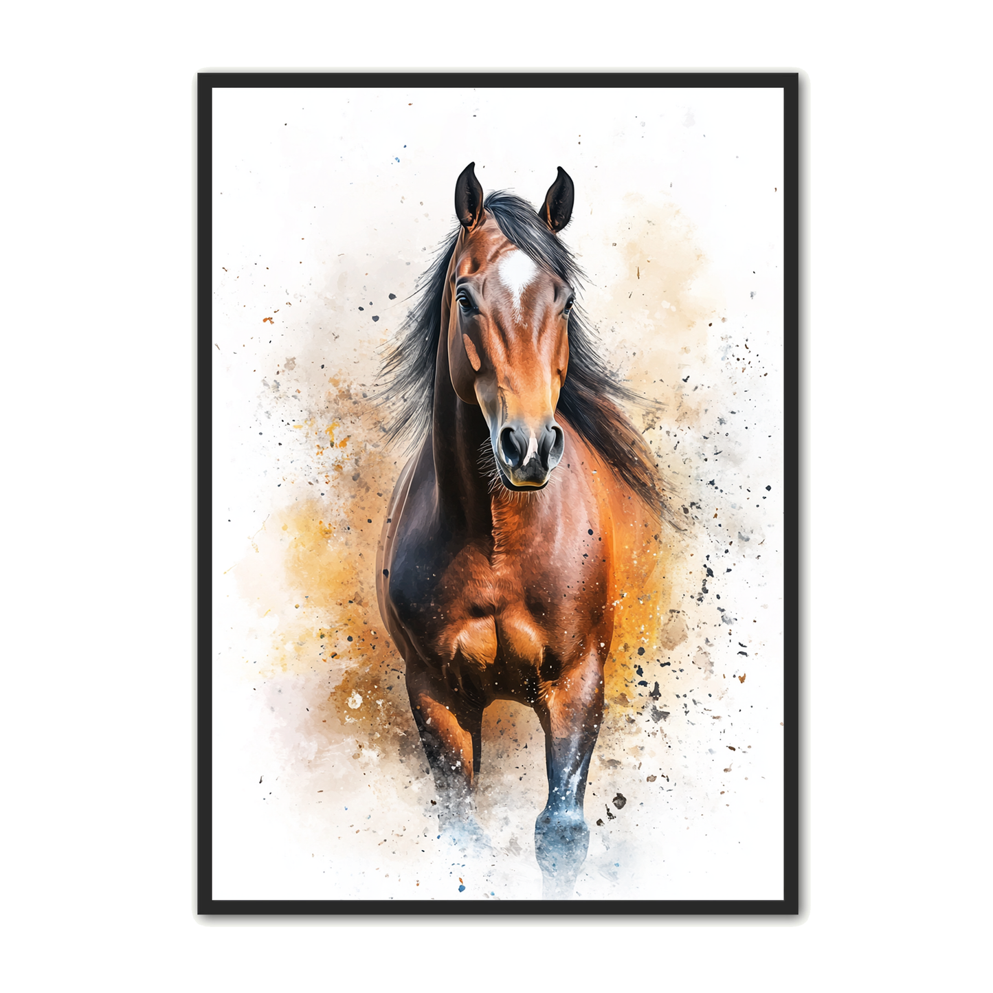 Hest Plakat 10 - Dynamik og Elegance