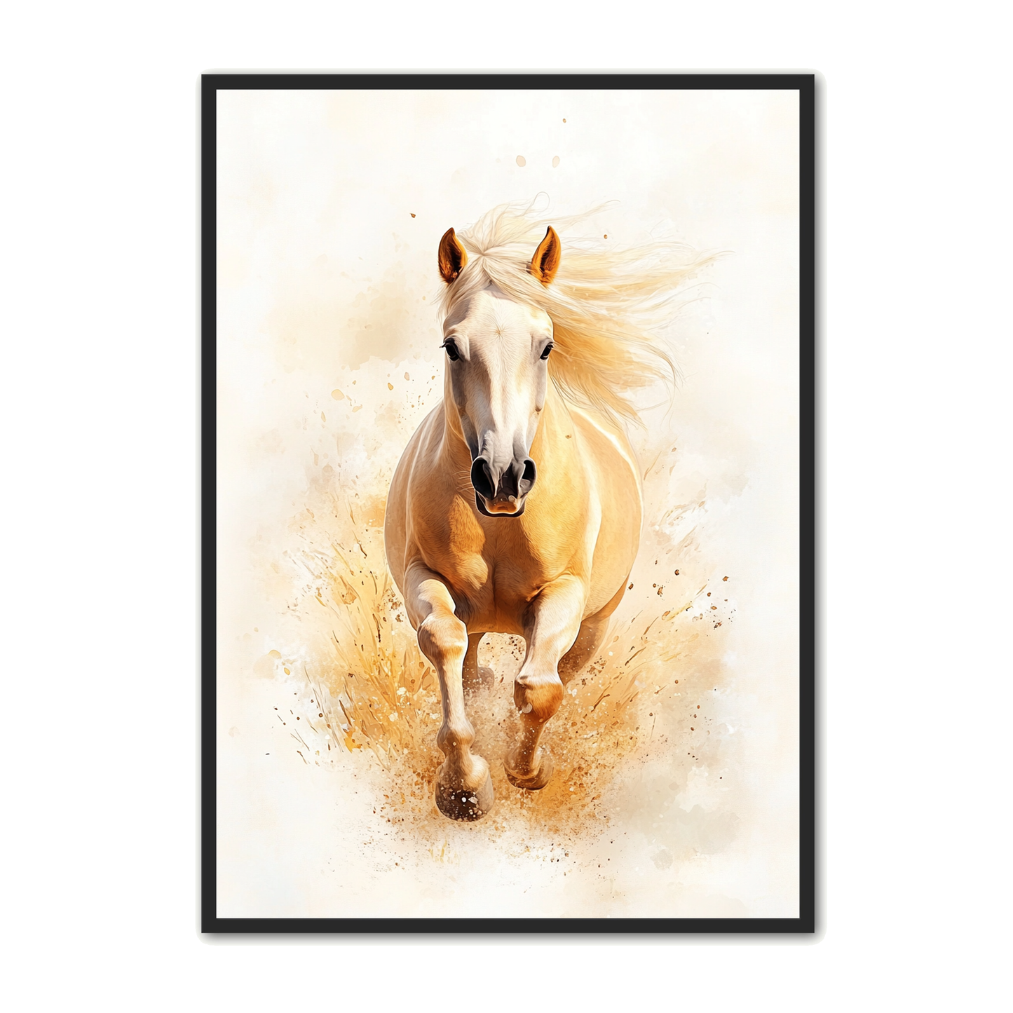 Hest Plakat 6 - Galopperende Elegance