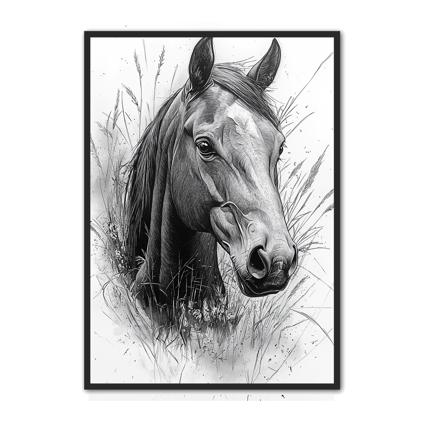 Hest Plakat 1 - Naturens Elegance