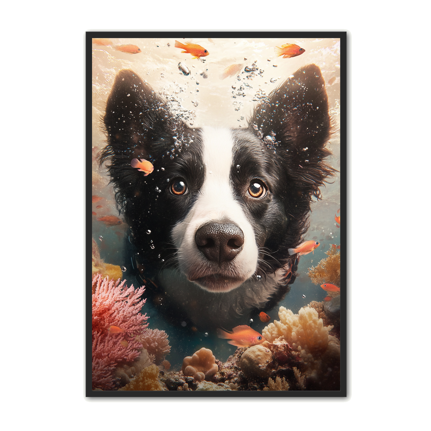 Hund Plakat 1 - Eventyrlig Undervandsverden