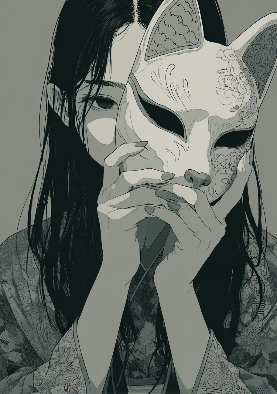 Japansk Plakat 80 - The Hidden Gaze