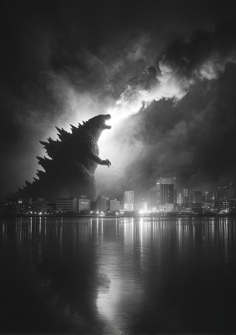 Japansk Plakat 89 - Godzilla Atomic Breath