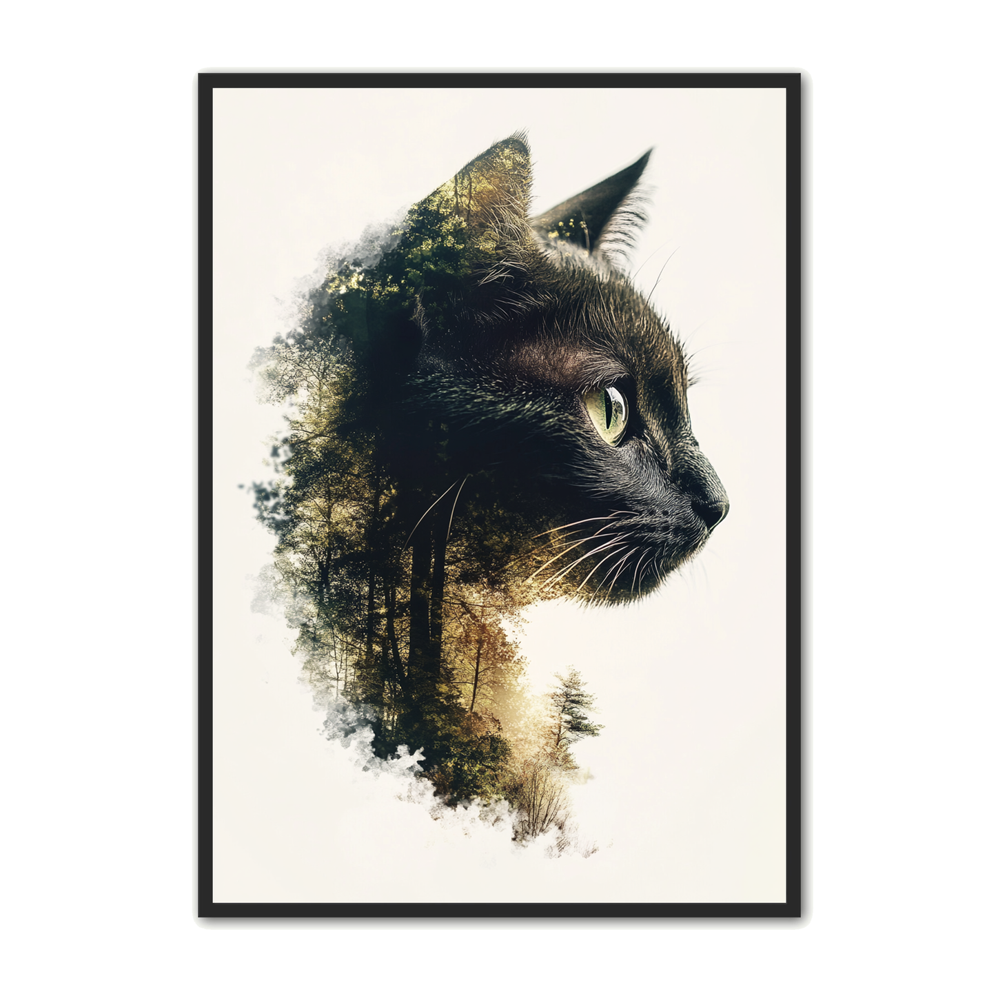 Kat Plakat 8 - Naturens Sjæl i Silhuet