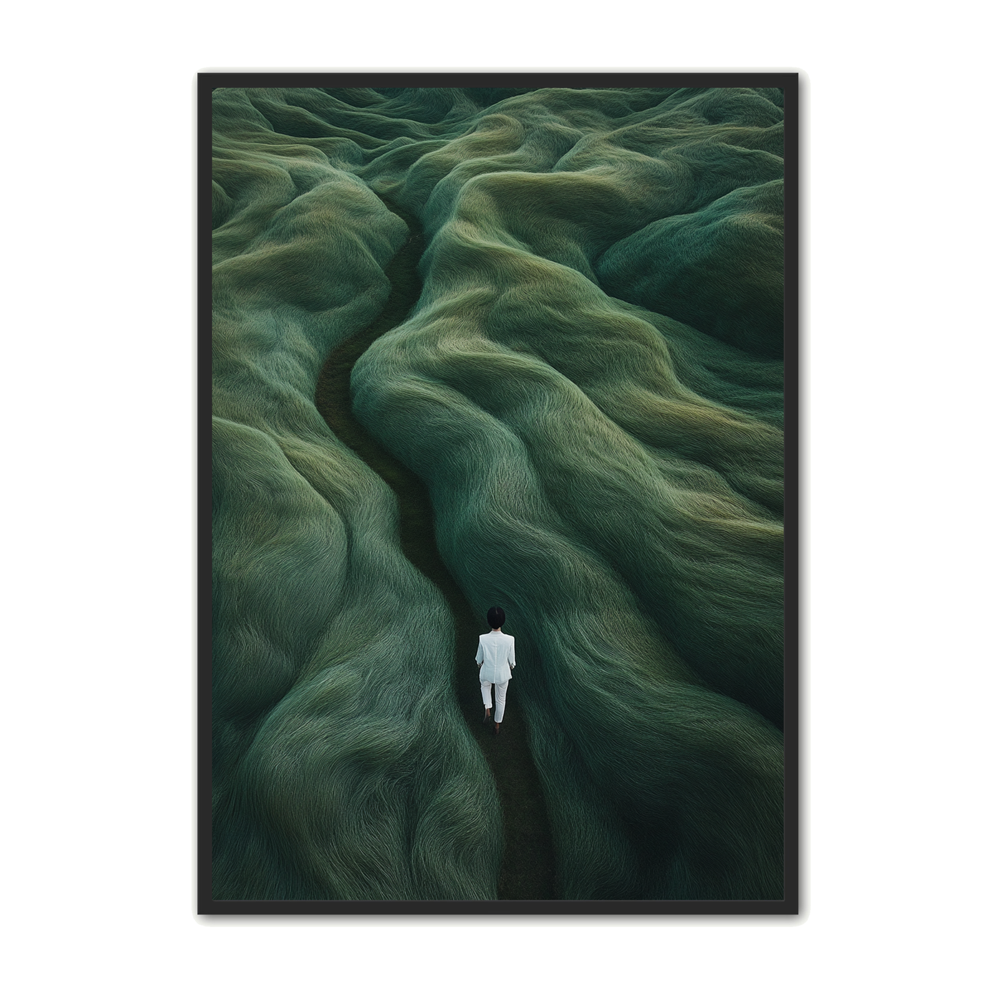 Landskab Plakat 31 - Den Vilde Sti gennem Drømmegræs