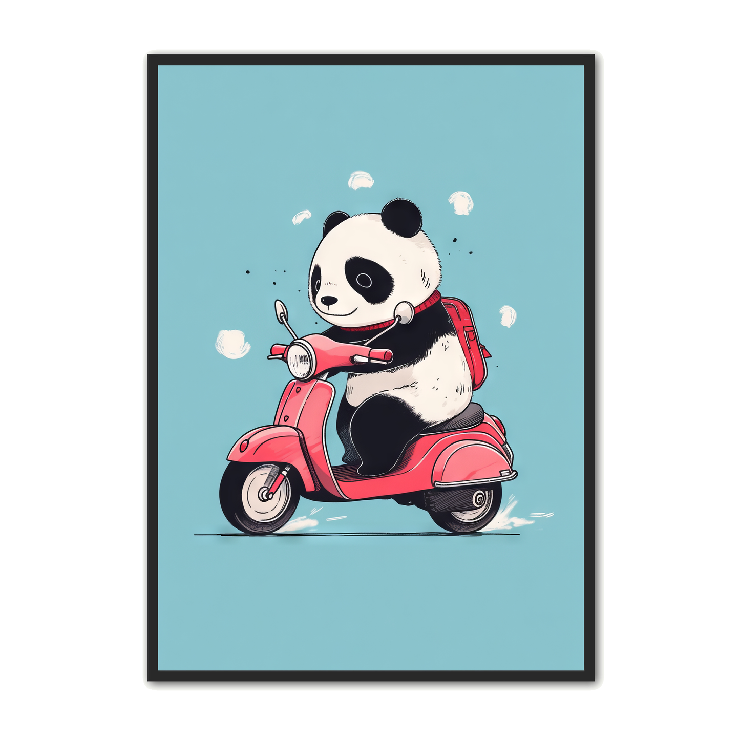 Panda Plakat 62 - Børneplakat