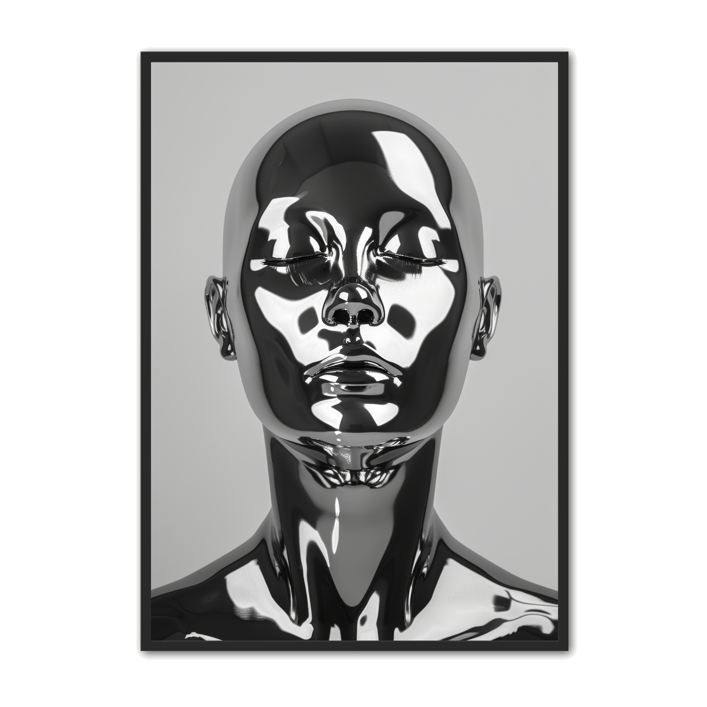 Portræt Plakat 60 - Chrome 1
