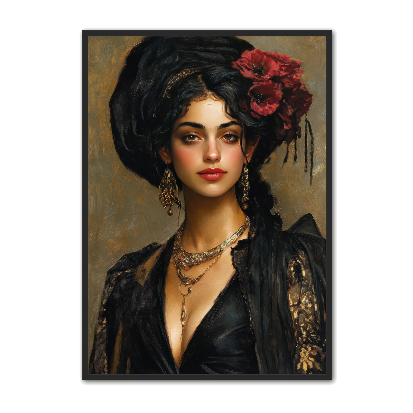 Portræt Plakat 70 - Elegance & Mystik