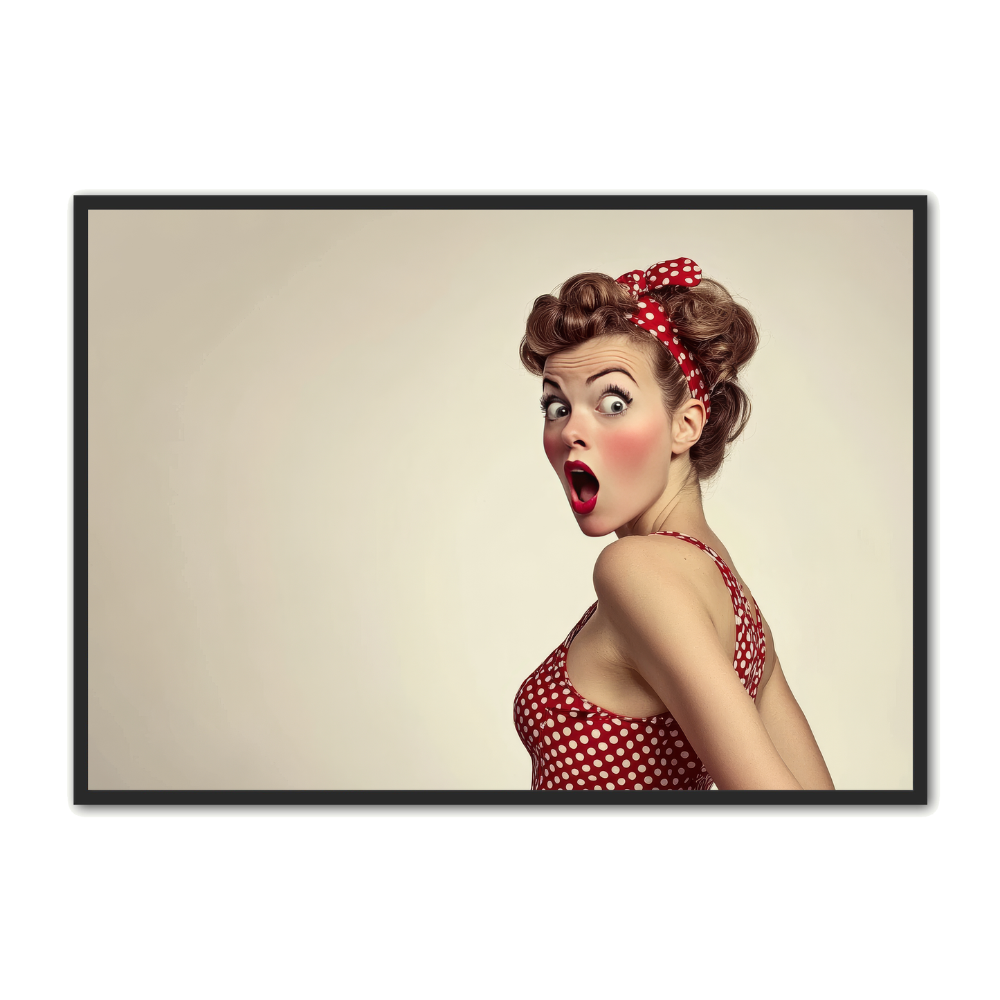 Portræt Plakat 73 - Retro Overraskelse