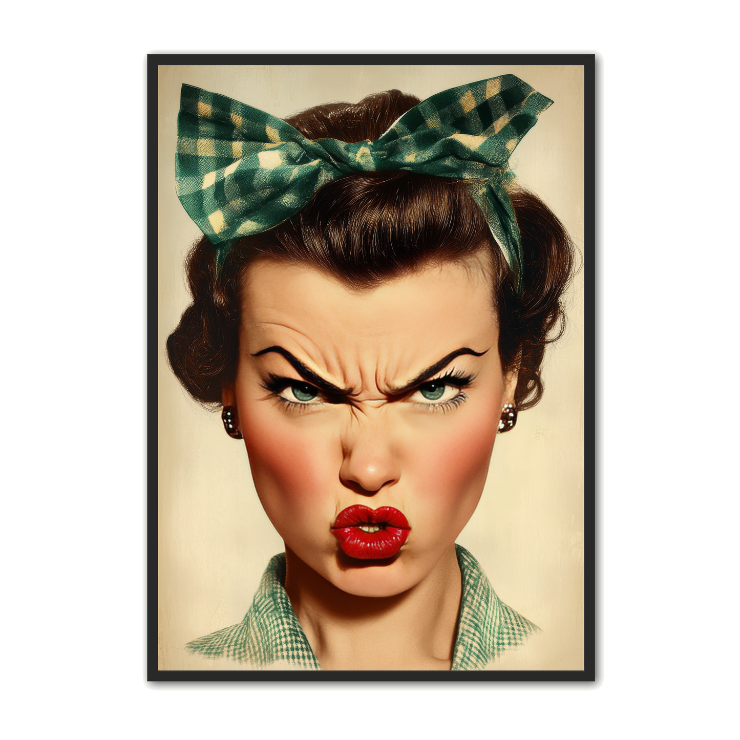 Portræt Plakat 77 - Retro Udtryk