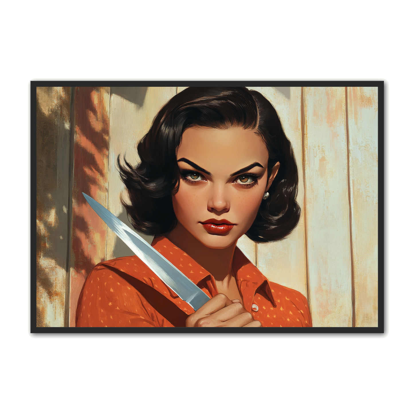 Portræt Plakat 78 - Skarp Elegance