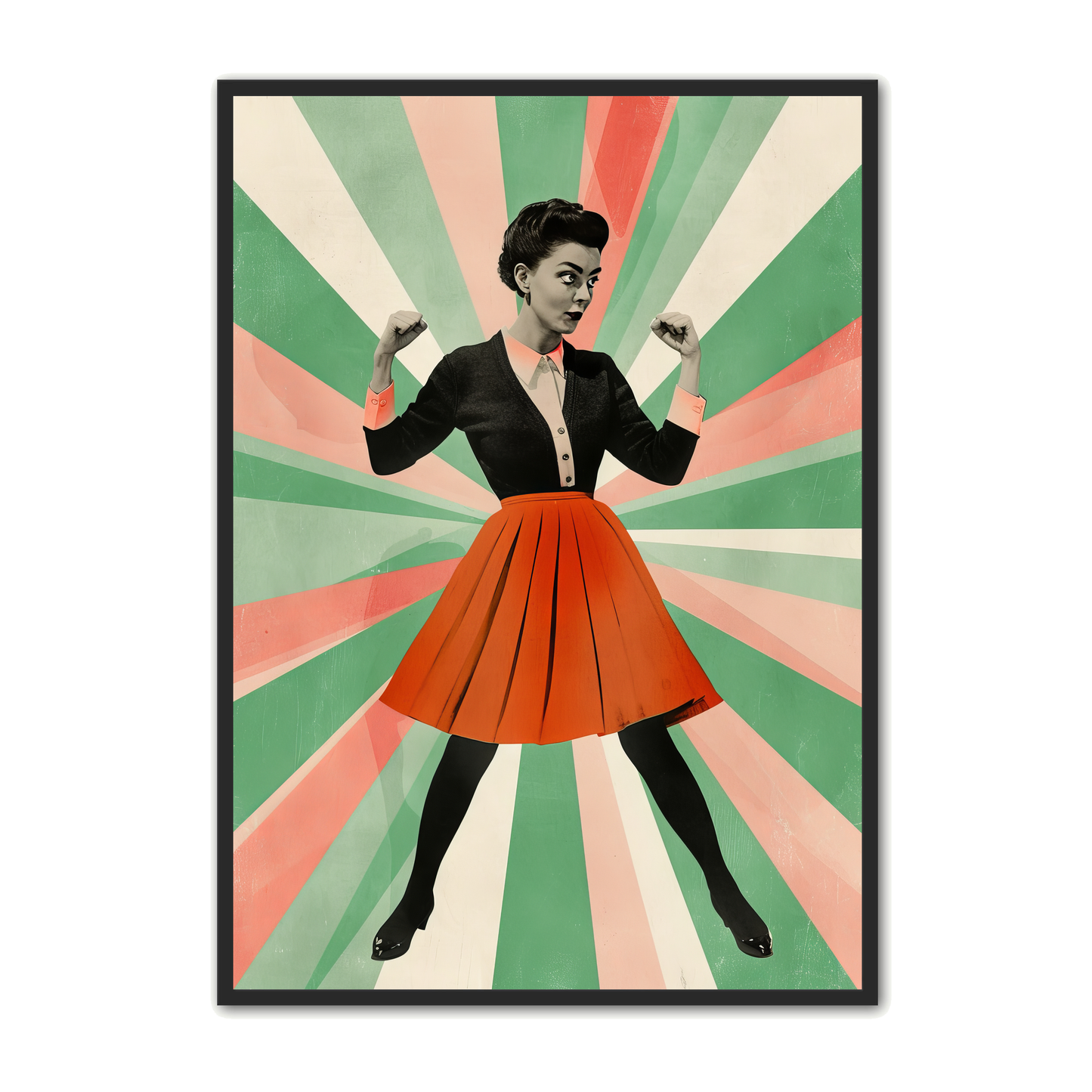 Portræt Plakat 81 - Retro Power