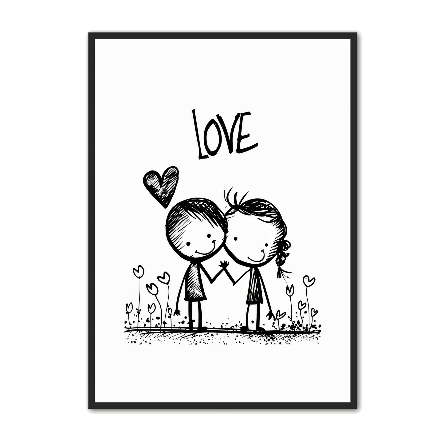 Stickmen Plakat 7 - Love