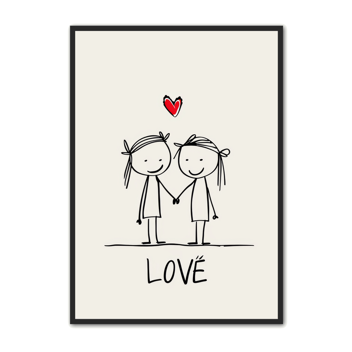 Stickmen Plakat 8 - Love