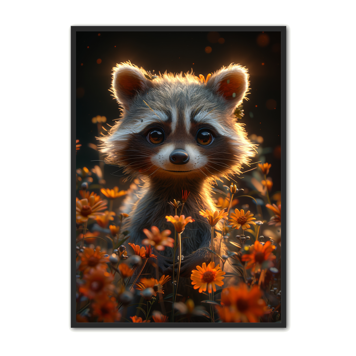 Vaskebjørn Plakat 4 - Børneplakat