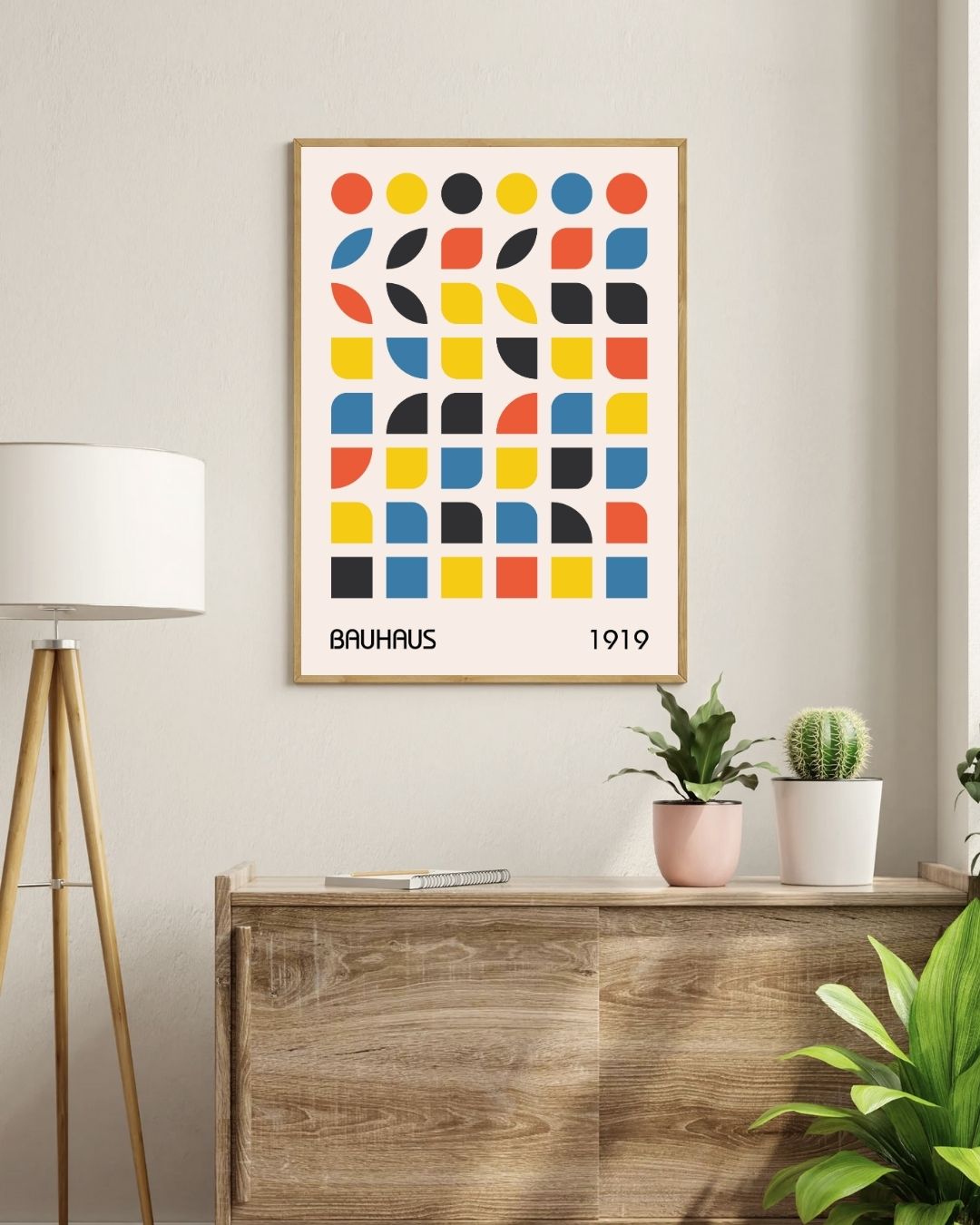 Bauhaus Plakat 51 – Geometrisk Farvesystem 1919