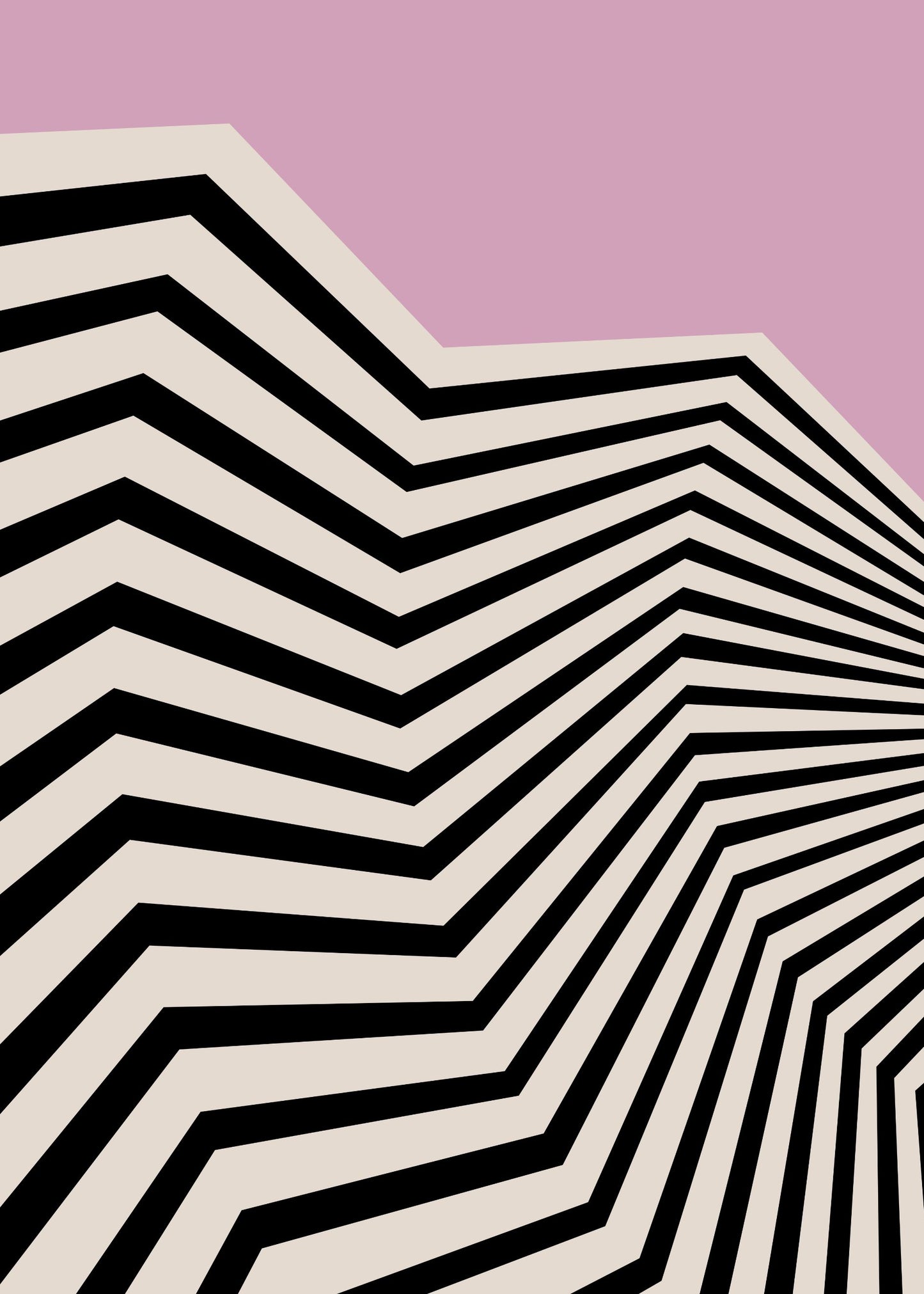 Bauhaus plakat med geometriske former og abstrakt balance i modernistisk Bauhaus-stil