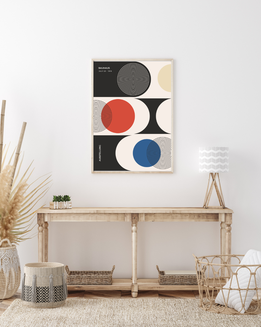 Bauhaus Plakat 22 – Grafiske Cirkler i Balance