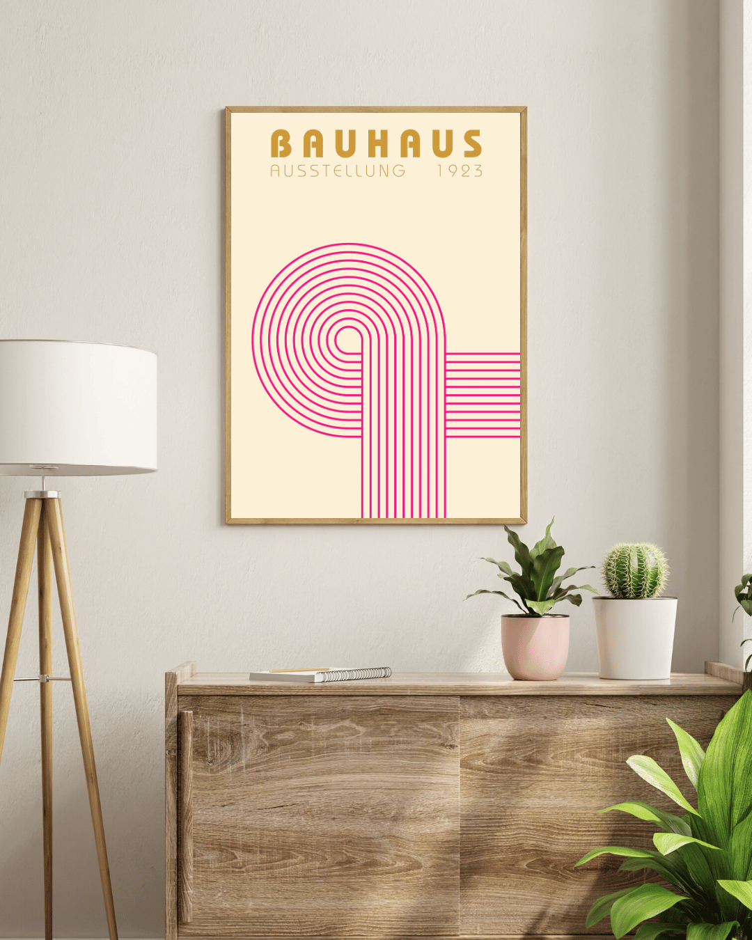 Bauhaus Plakat 21 – Geometrisk Retroform