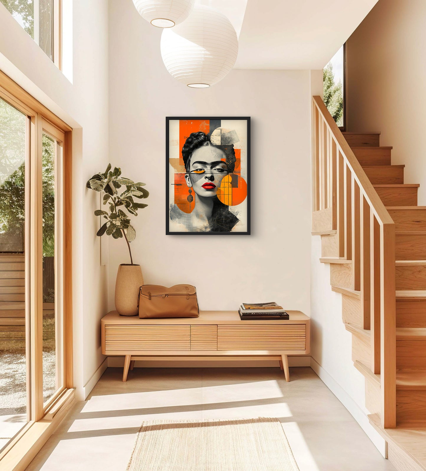 Portræt Plakat 86 - Grafisk Elegance