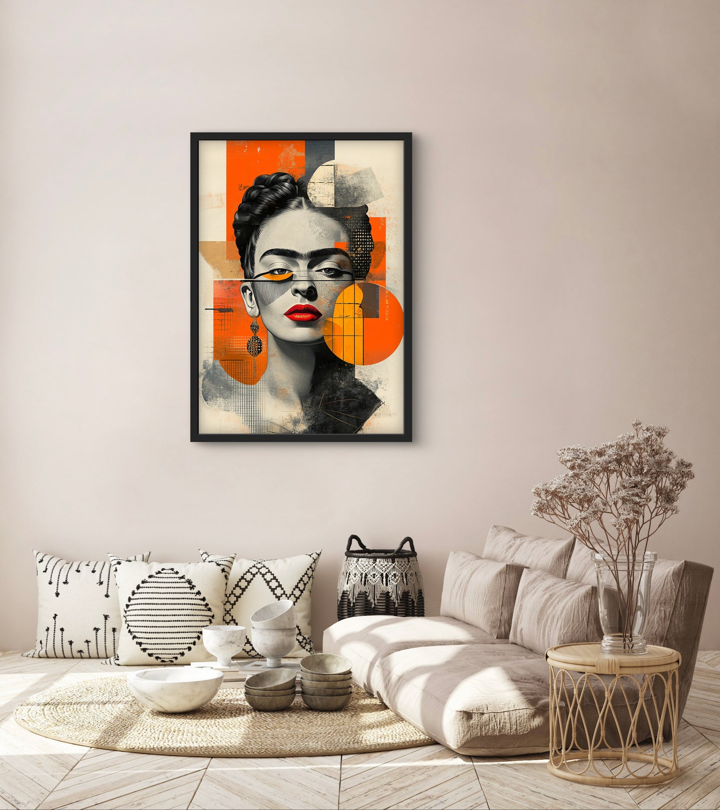 Portræt Plakat 86 - Grafisk Elegance