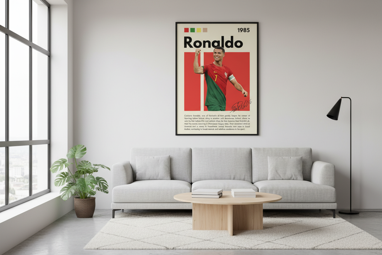 Fodbold Plakat 27 i stue