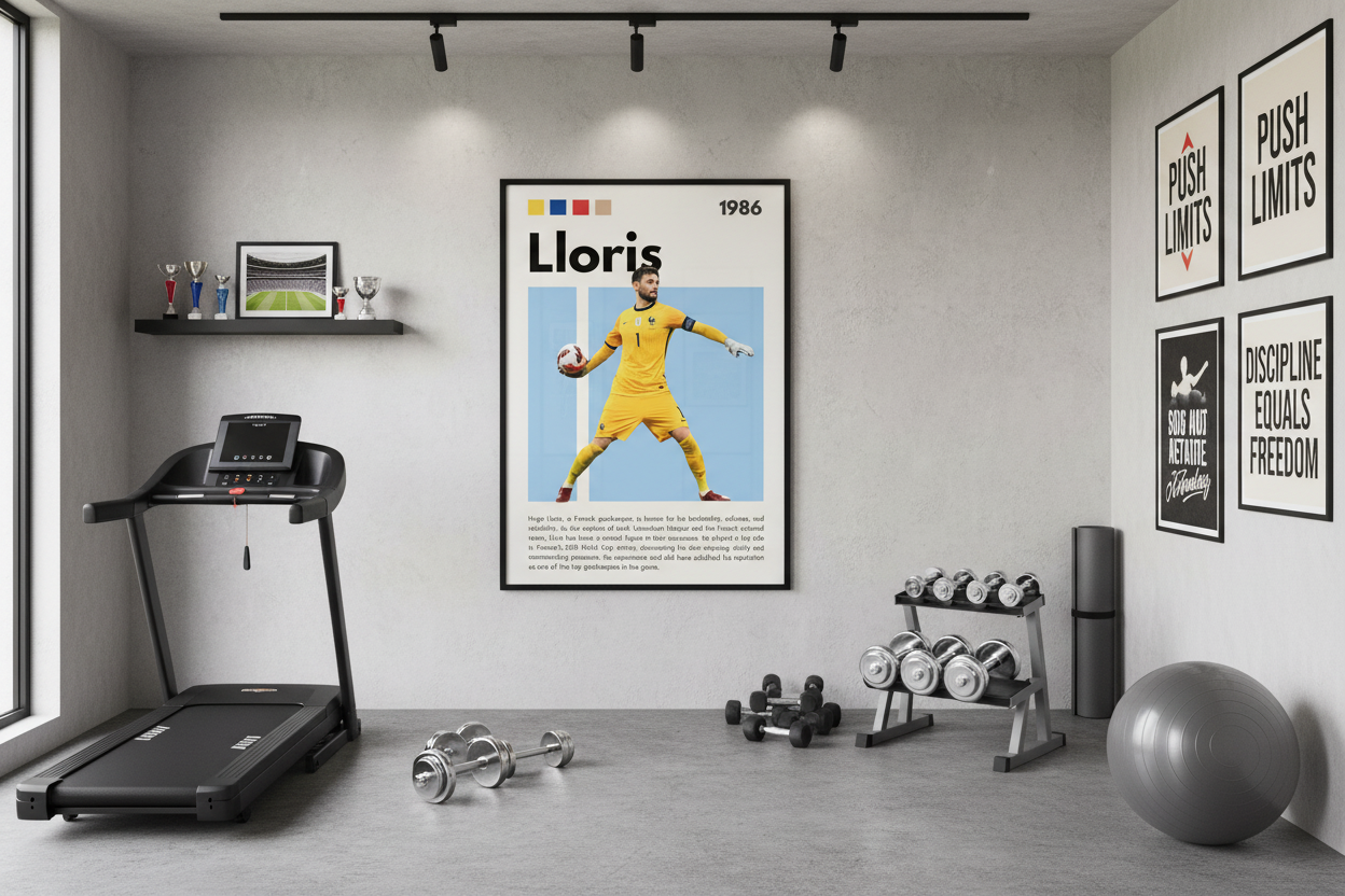 Fodbold Plakat 5 i træningsrum