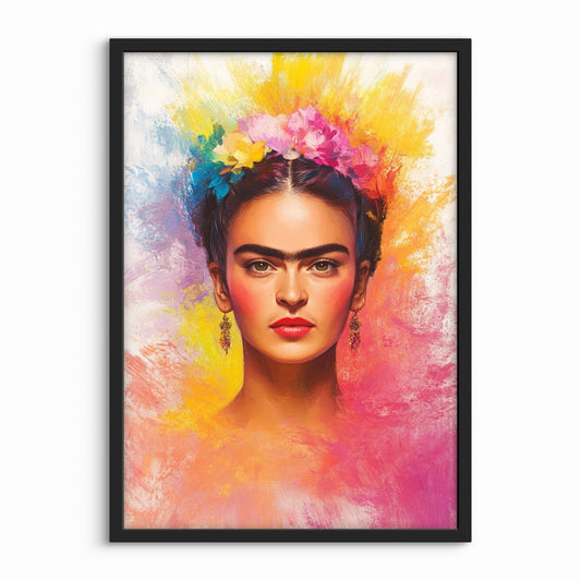 Portræt Plakat 106 – Farverig Styrke og Ren Udstråling