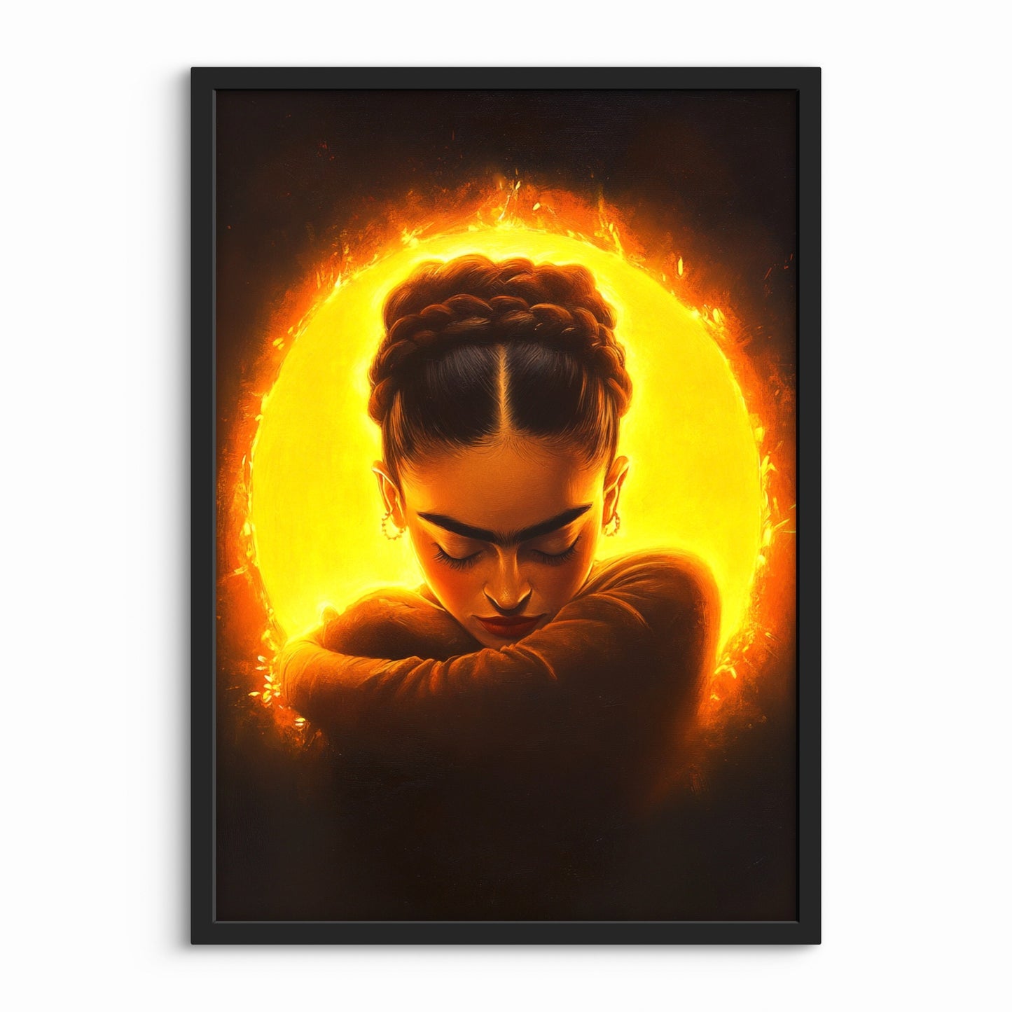 Portræt Plakat 96 – Solens Stilhed og Indre Glød