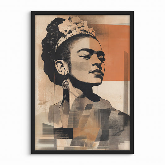 Portræt Plakat 99 – Geometrisk Ro og Styrke