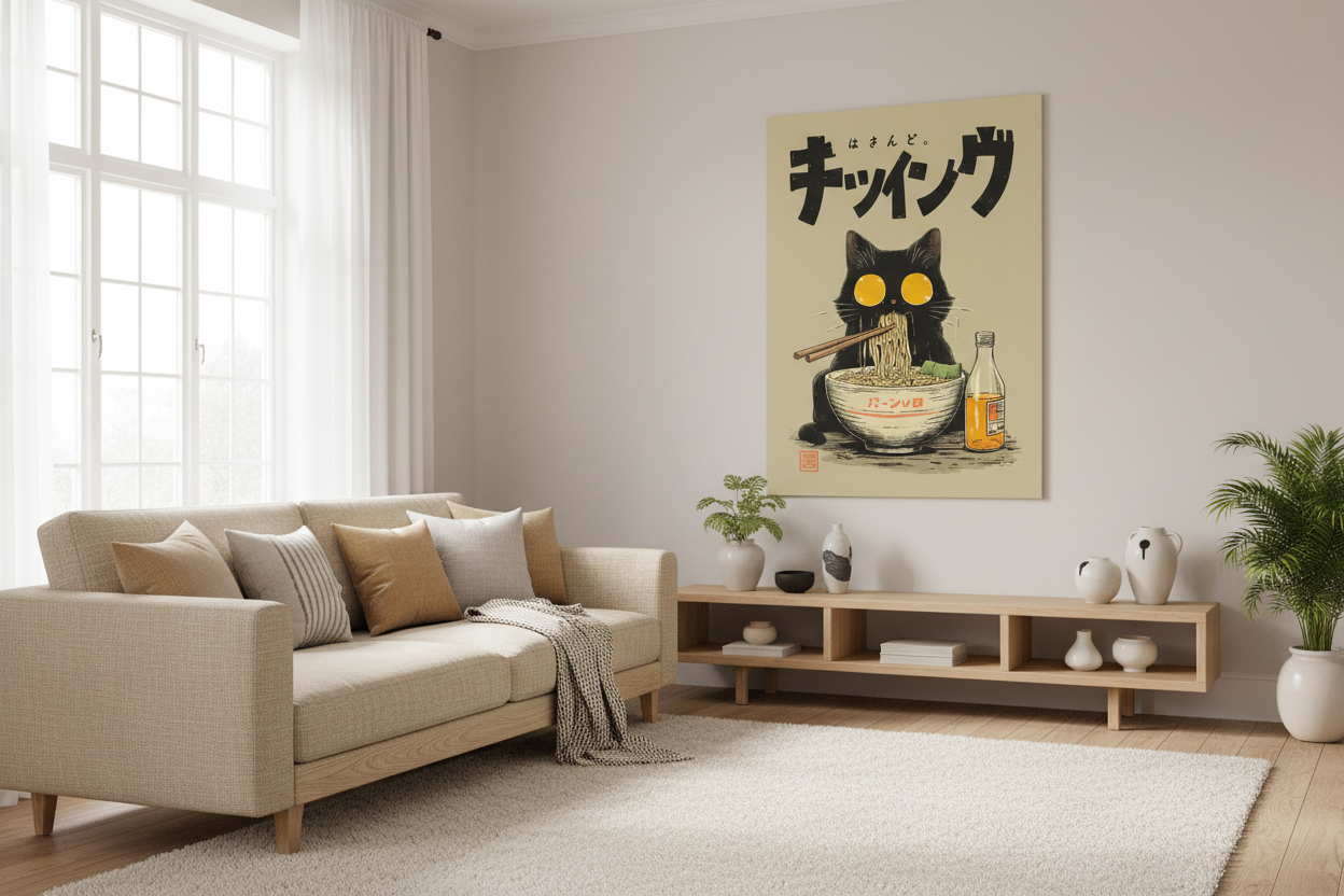 Japandi stue