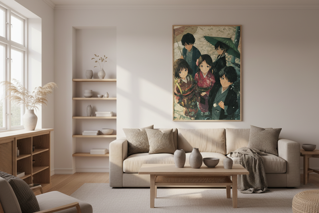 Japandi stue