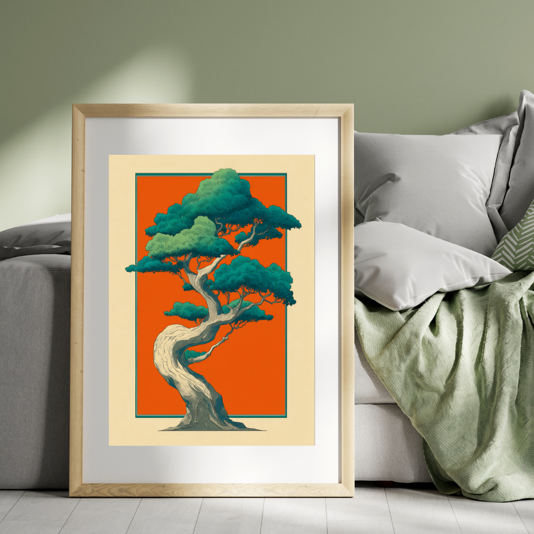 Japansk Plakat 167 – Træets Stille Styrke