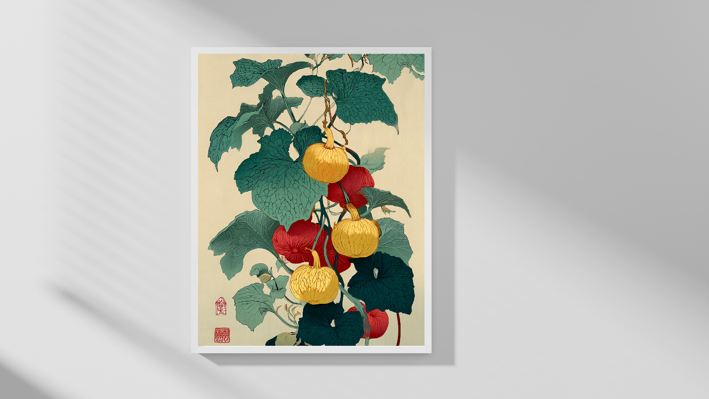 Japansk Plakat 174 – Gyldne Frugter