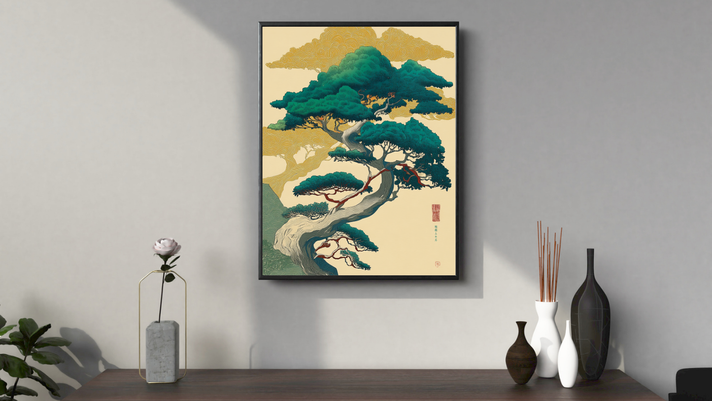 Japansk Plakat 175 – Himmeltræets Ro