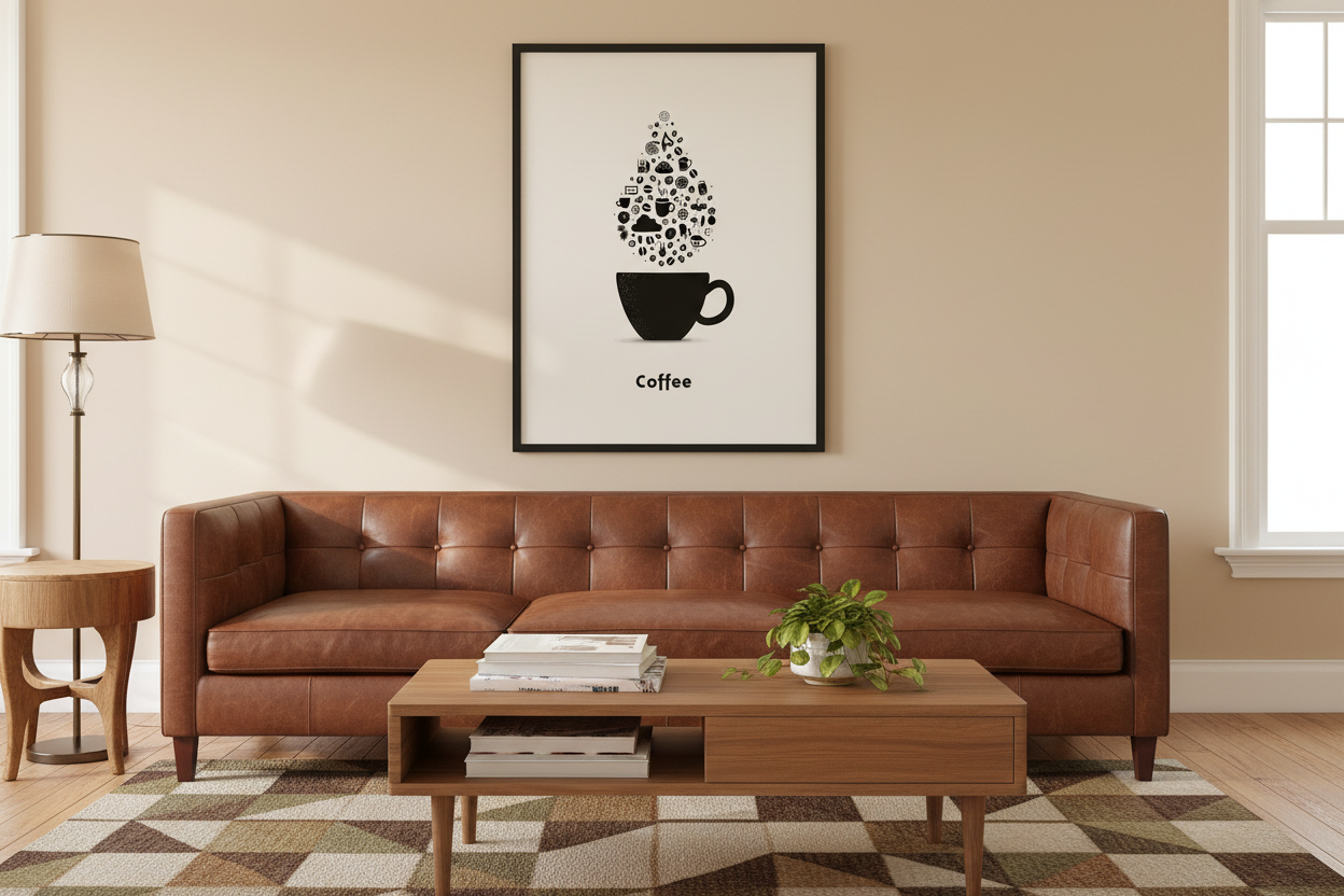 Kaffe Plakat 109 i stue