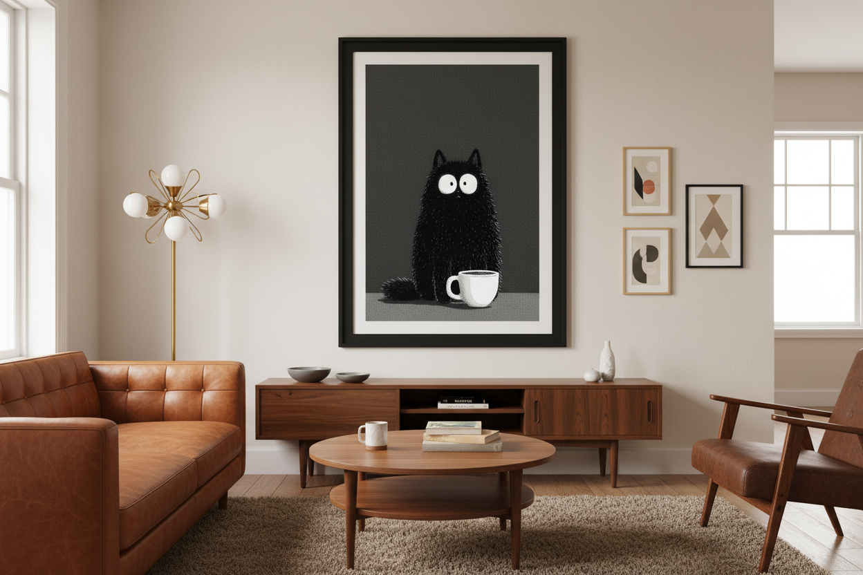 Kaffe Plakat 119 i stue