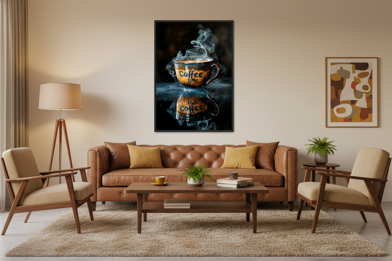 Kaffe Plakat 54 i stue