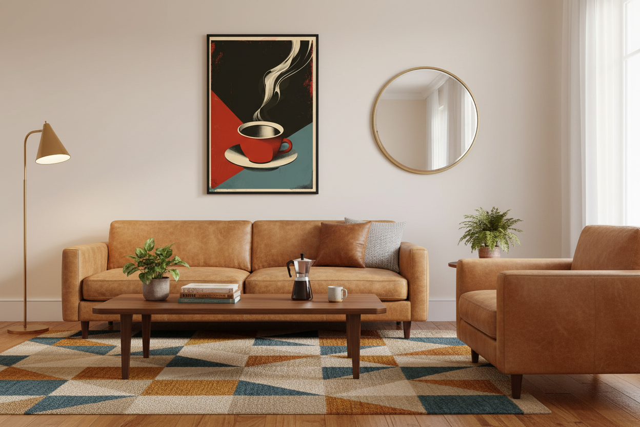 Kaffe Plakat 59 i stue