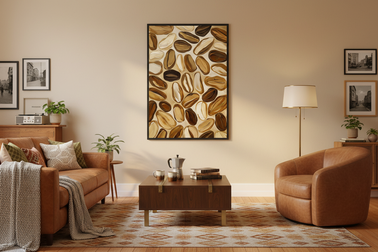 Kaffe Plakat 64 i stue