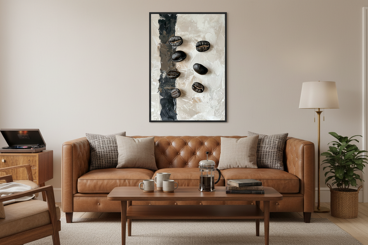 Kaffe Plakat 68 i stue